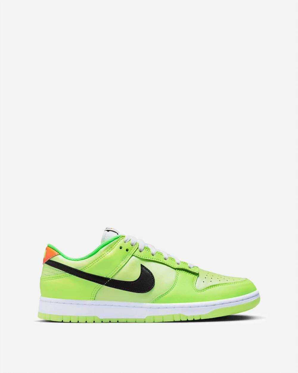 NEW NIKE men's dunk low sneakers in volt